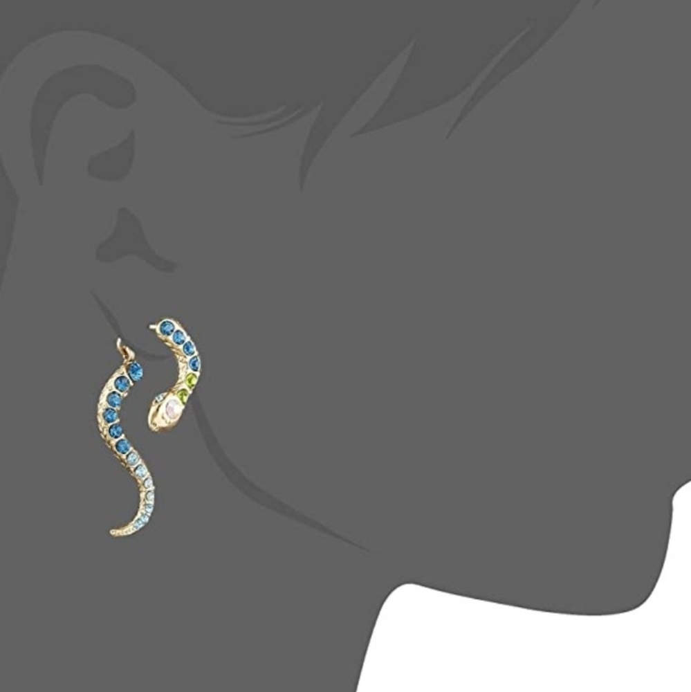 Betsey Johnson snake earrings - Picture 3 of 6